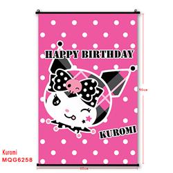 Kuromi anime wallscroll 60*90cm