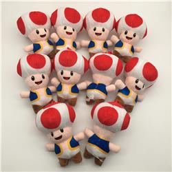 super Mario anime Plush toy 14cm 10pcs a set