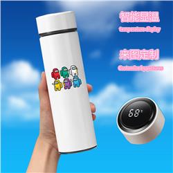 among us anime Intelligent temperature measuring water cup 500ml