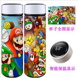 super Mario anime Intelligent temperature measuring water cup 500ml