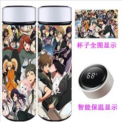 Danganronpa anime Intelligent temperature measuring water cup 500ml