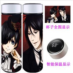 Kuromi anime Intelligent temperature measuring water cup 500ml