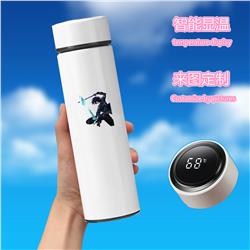 sword art online anime Intelligent temperature measuring water cup 500ml