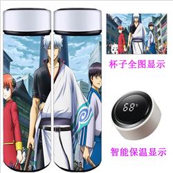 Gintama anime Intelligent temperature measuring water cup 500ml