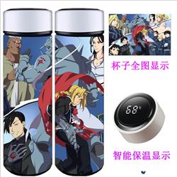 Fullmetal Alchemist anime Intelligent temperature measuring water cup 500ml