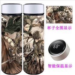 Attack On Titan anime Intelligent temperature measuring water cup 500ml