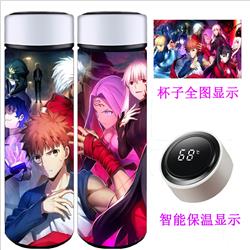 Fate  anime Intelligent temperature measuring water cup 500ml