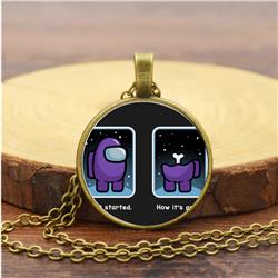 among us anime necklace