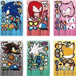 Sonic anime DIY sticker price for 12 pcs