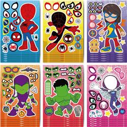 Avengers anime DIY sticker price for 12 pcs