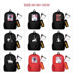 chainsaw man anime Backpack bag+pencil bag