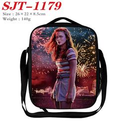 Stranger Things anime lunch bag