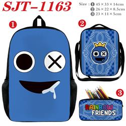 rainbow friends anime Backpack a set