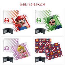 super Mario anime wallet 11.5*9.5*2cm