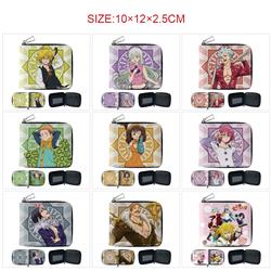 seven deadly sins anime wallet 10*12*2.5cm