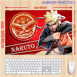 Naruto anime mouse pad 60*40*0.3cm（lockrand）