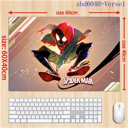 spider man anime mouse pad 60*40*0.3cm（lockrand）