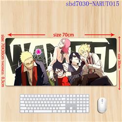 Naruto anime mouse pad 70*30*0.3cm（lockrand）