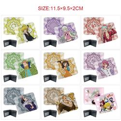 seven deadly sins anime wallet 11.5*9.5*2cm