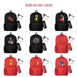 rainbow friends anime Backpack bag+pencil bag