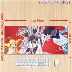 Naruto anime mouse pad 90*40*0.3cm（lockrand）