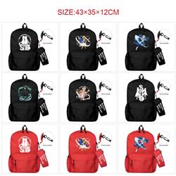 sword art online anime Backpack bag+pencil bag