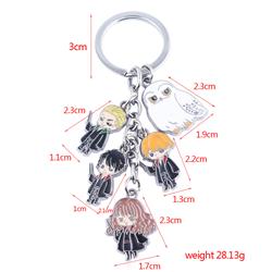 Harry Potter anime keychain