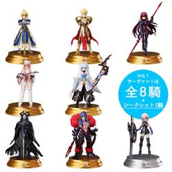 Fate  anime figure 6cm 8 pcs a set