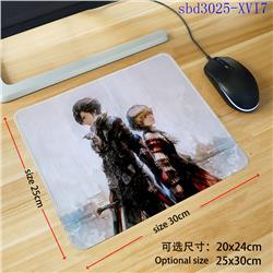 final fantasy anime mouse pad 30*25*0.3cm（lockrand）