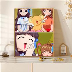 Card Captor Sakura anime DIY digital oil painting with frame(boxed)40*50cm