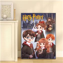 Harry Potter anime DIY digital oil painting with frame(boxed)40*50cm