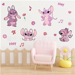 Stitch anime 3D stickers