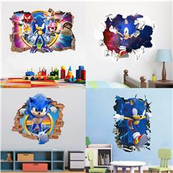 Sonic anime 3D stickers
