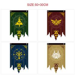 The Legend of Zelda anime flag 50*30cm