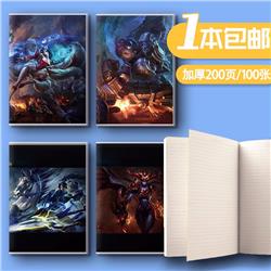 League of Legends anime notebook