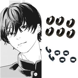 chainsaw man anime earing