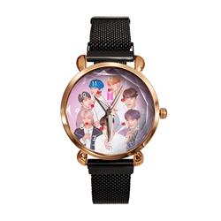 BTS anime quartz watch