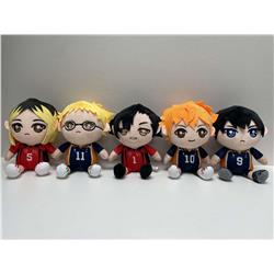 Haikyuu anime plush doll  8 inches 5 pcs a set