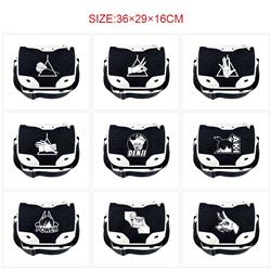 chainsaw man anime messenger bag 36*29*16cm