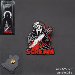 scream anime pin