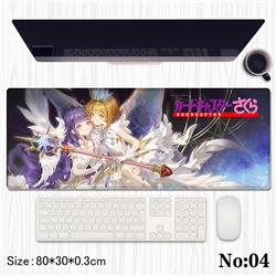 Card Captor Sakura anime Mouse pad 80*30*0.3cm