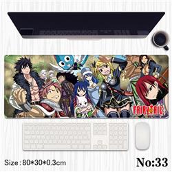 Fairy Tail anime Mouse pad 80*30*0.3cm