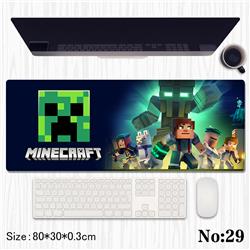 Minecraft anime Mouse pad 80*30*0.3cm