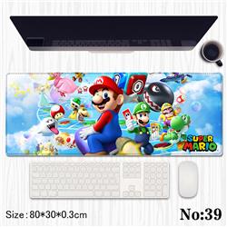 super Mario anime Mouse pad 80*30*0.3cm