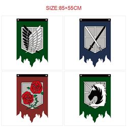 Attack On Titan anime flag 85*55cm
