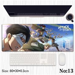 Attack On Titan anime Mouse pad 80*30*0.3cm