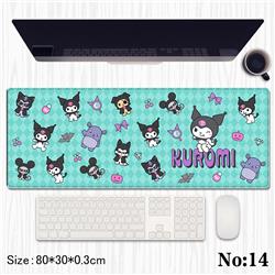 Kuromi anime Mouse pad 80*30*0.3cm