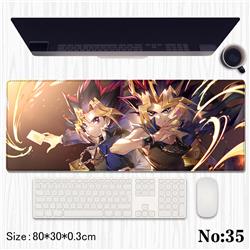 Yu Gi Oh anime Mouse pad 80*30*0.3cm