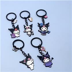 Kuromi anime keychain