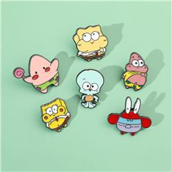 Spongbob anime pin